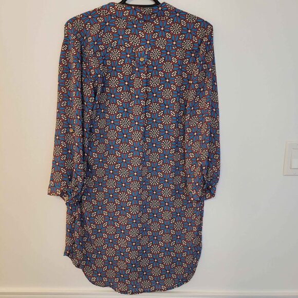Colourful Blue Red XTaren Tunic Dress Size M - Picture 6 of 7